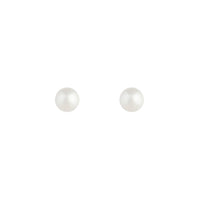 Round Pearl Stud Earrings - link has visual effect only