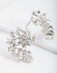 Diamante Marquise Stud Earrings - link has visual effect only