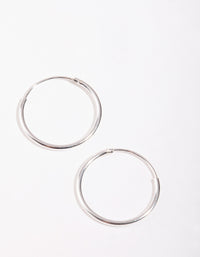 Sterling Silver 16mm Hoop Earrings - link has visual effect only