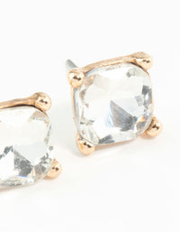 Square Diamante Set Stud Earrings - link has visual effect only