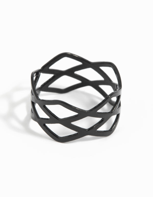 Coated Metal Multi Crossover Ring