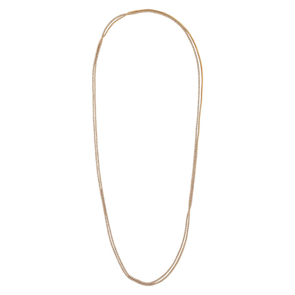 Gold Single Cup Chain Long Necklace