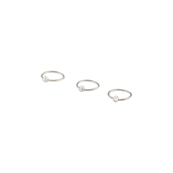 Surgical Steel Upper Ear Hoop Earrings