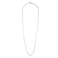 Silver Layered Diamante Chain Necklace - link has visual effect only