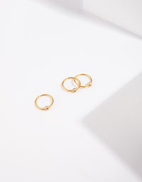 Gold Ball Hoop Body Jewellery - link has visual effect only