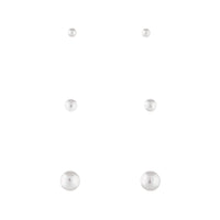 Sterling Silver Graduated Stud Pack - link has visual effect only