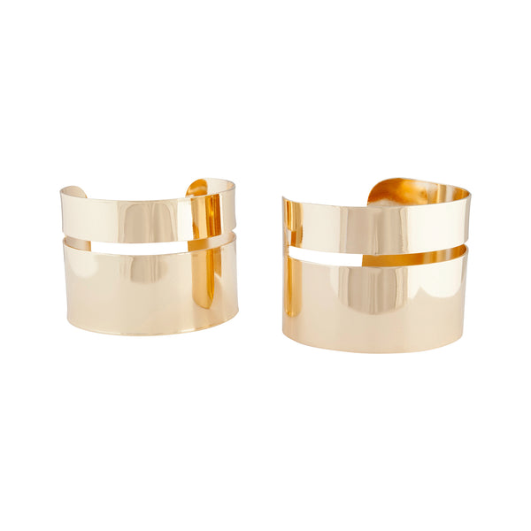 Gold Double Polished Cuff