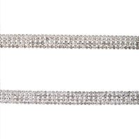 Four Row Diamante Choker & Bracelet Set - link has visual effect only