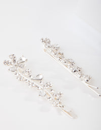 Silver Floral Laurel Clip Pack - link has visual effect only