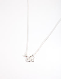 Silver Snake on the Move Necklace - link has visual effect only