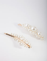 Multi Size Pearl Hair Pins Pack - link has visual effect only