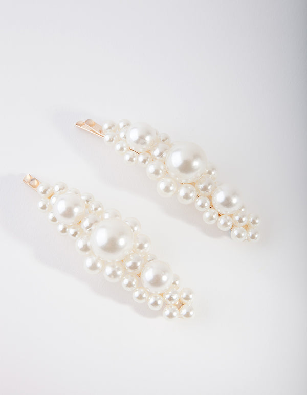 Multi Size Pearl Hair Pins Pack