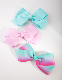 Kids Fabric Small Mint & Pink Bow Pack - link has visual effect only