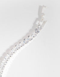 Cubic Zirconia Baguette Tennis Bracelet - link has visual effect only