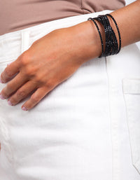 Black Overlap Cupchain Cuff - link has visual effect only