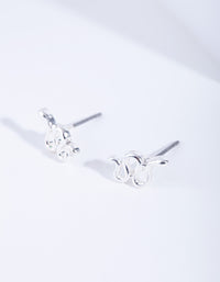 Silver Snake Stud Earrings - link has visual effect only