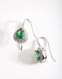 Emerald Pear Drop Earrings - link has visual effect only