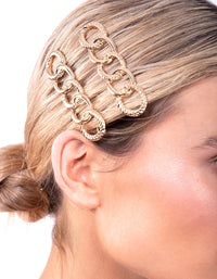 Gold Rope Hair Clip Pack - link has visual effect only