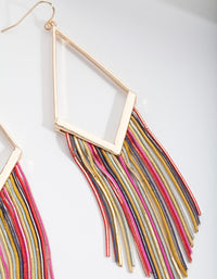 Gold Rainbow Snake Chain Earrings - link has visual effect only