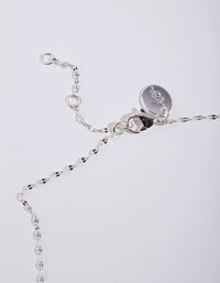 Silver Shaker Circle Necklace - link has visual effect only