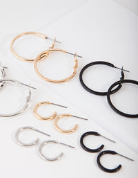 Mixed Metal Small & Large Hoop Pack - link has visual effect only