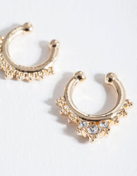 Gold Diamante Bohemian Septum Ring - link has visual effect only