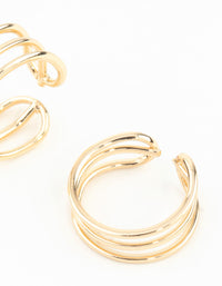 Gold Triple Line Ear Cuff Pack - link has visual effect only