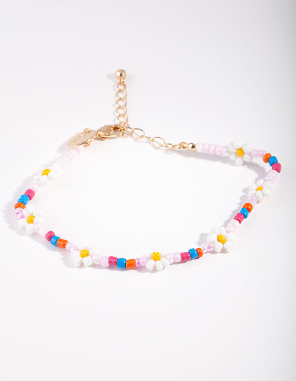 Kids Daisy Multi Anklet