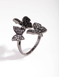 Matte Cluster Butterfly Ring - link has visual effect only