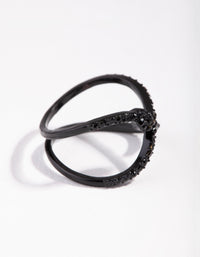 Mate Infinity Diamante Snake Ring - link has visual effect only