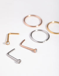 5mm Thick Nose Ring 6-Pack - link has visual effect only