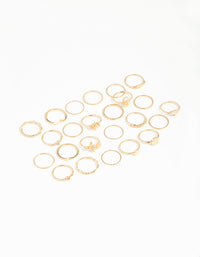 Gold Garden Rings 24-Pack - link has visual effect only