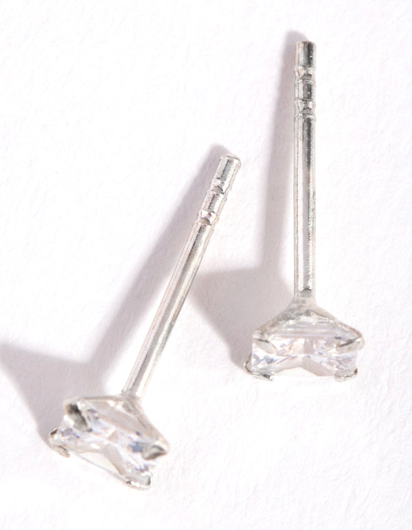 Sterling Silver 0.5ct Cubic Zirconia Earrings