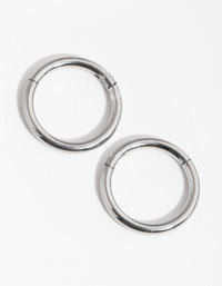 Surgical Steel Fine 8mm Sleeper Earrings - link has visual effect only