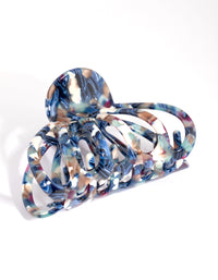 Acrylic Blue Marble Wide Claw - link has visual effect only