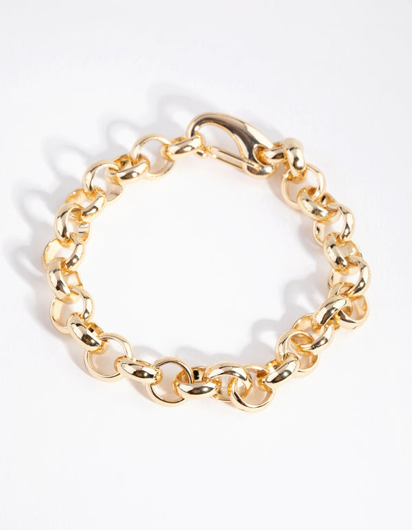 Gold Rolo Chain Bracelet