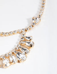 Gold Drape Crystal Headchain - link has visual effect only