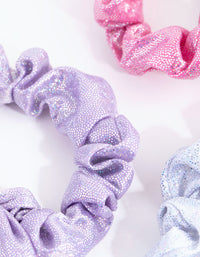 Kids Holographic Bunny Scrunchie Pack - link has visual effect only