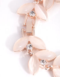 Rose Gold Catseye Bracelet - link has visual effect only