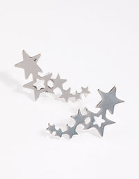 Silver Star Crawler Earrings - link has visual effect only