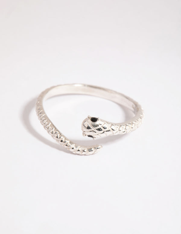 Sterling Silver Snake Wrap Ring