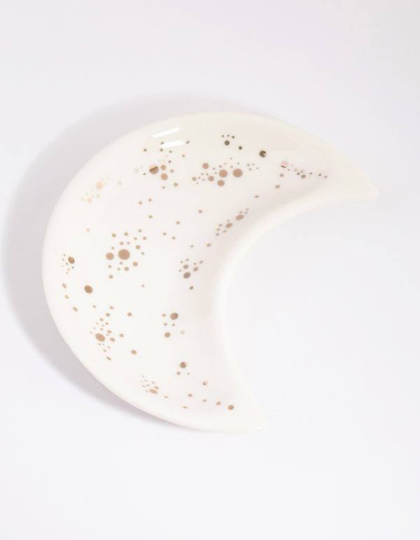 Moon Ceramic Trinket Tray