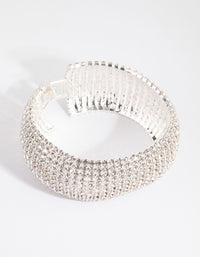 Silver Statement Cup Chain Bracelet - link has visual effect only