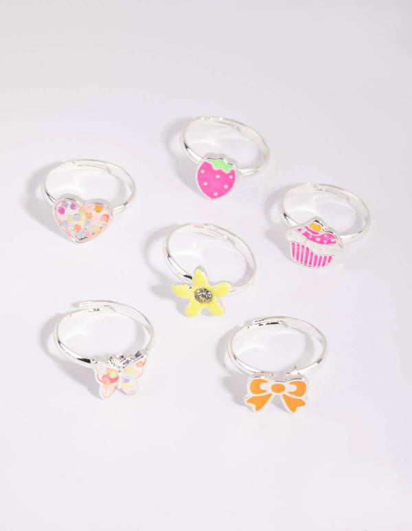 Kids Fluro Ring 6-Pack