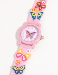 Kids Pink Butterfly Watch - link has visual effect only