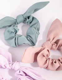 Mixed Bunny Ear Scrunchie Pack - link has visual effect only