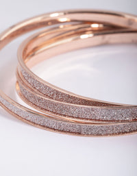 Rose Gold Glitter Bracelet Pack - link has visual effect only