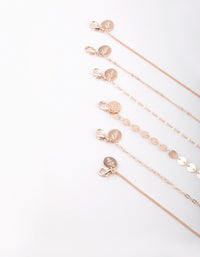 Rose Gold Cross Choker - link has visual effect only