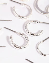 Silver Hoop Earring 12-Pack - link has visual effect only