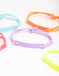 Kids Fluro Best Friend Stretch Bracelets - link has visual effect only